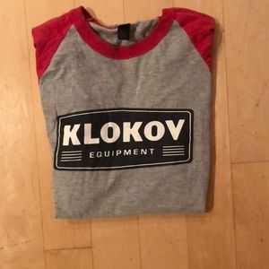 NWOT Klokov Equipment 3/4 Shirt Small